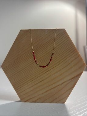 AXO Sorority Morse Code Beaded Necklace